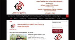 Desktop Screenshot of lasertag2you.com